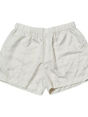 Everyday Elastic-Waist Cream Women’s Shorts
